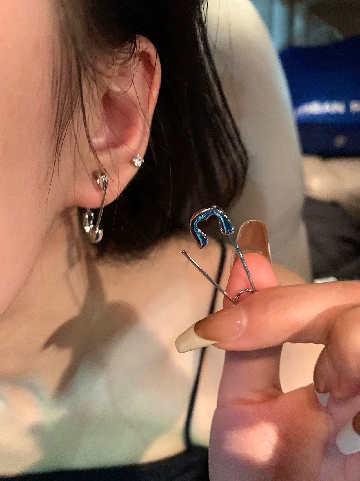 Safety Pin Earrings