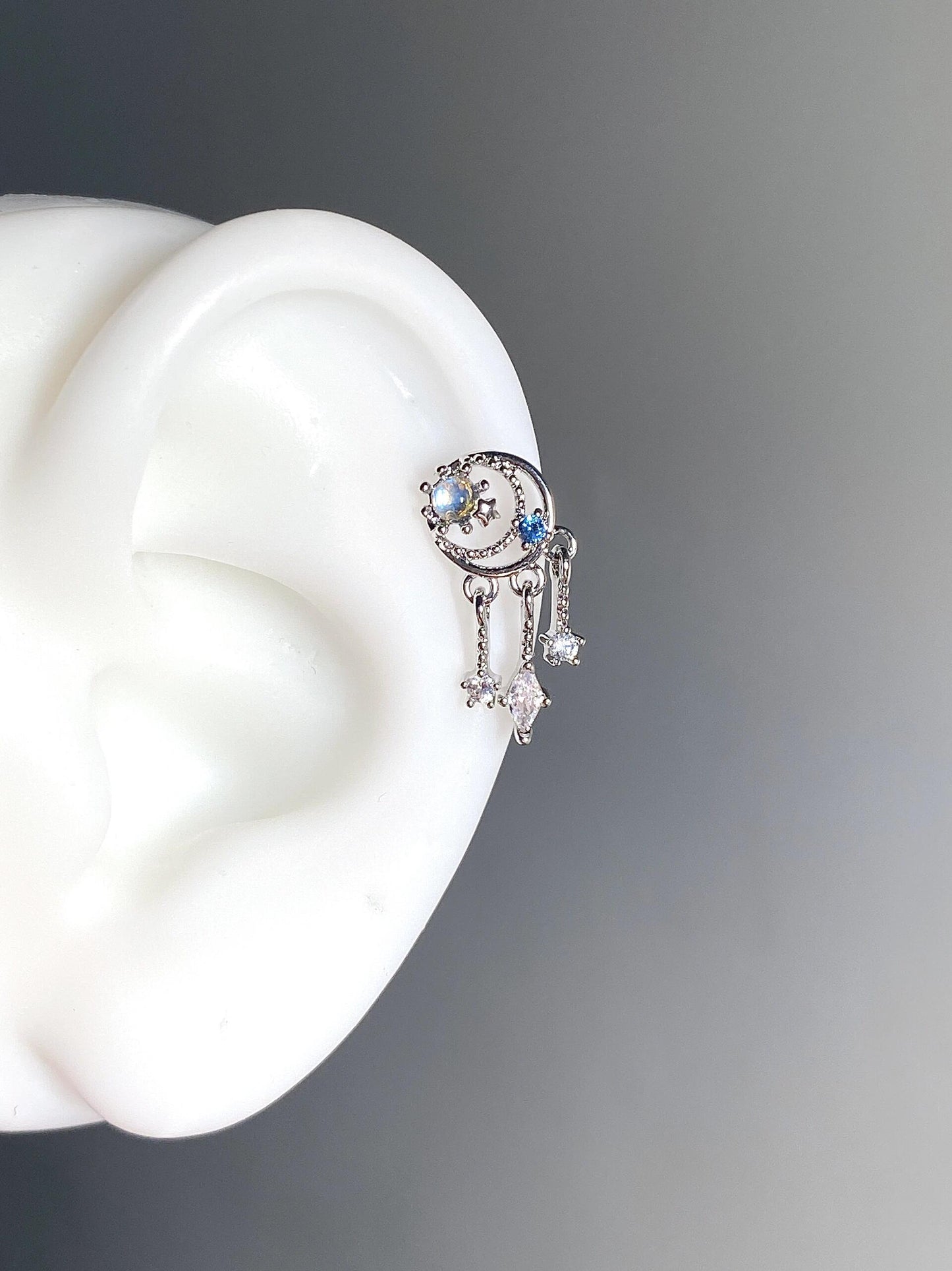 Lunar Mirage Helix Earrings