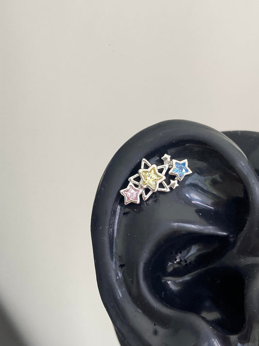 Star Confetti Helix Earrings