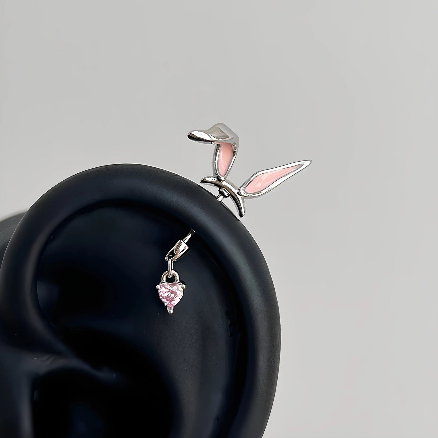 Bunny Ears Vertical Helix Earrings