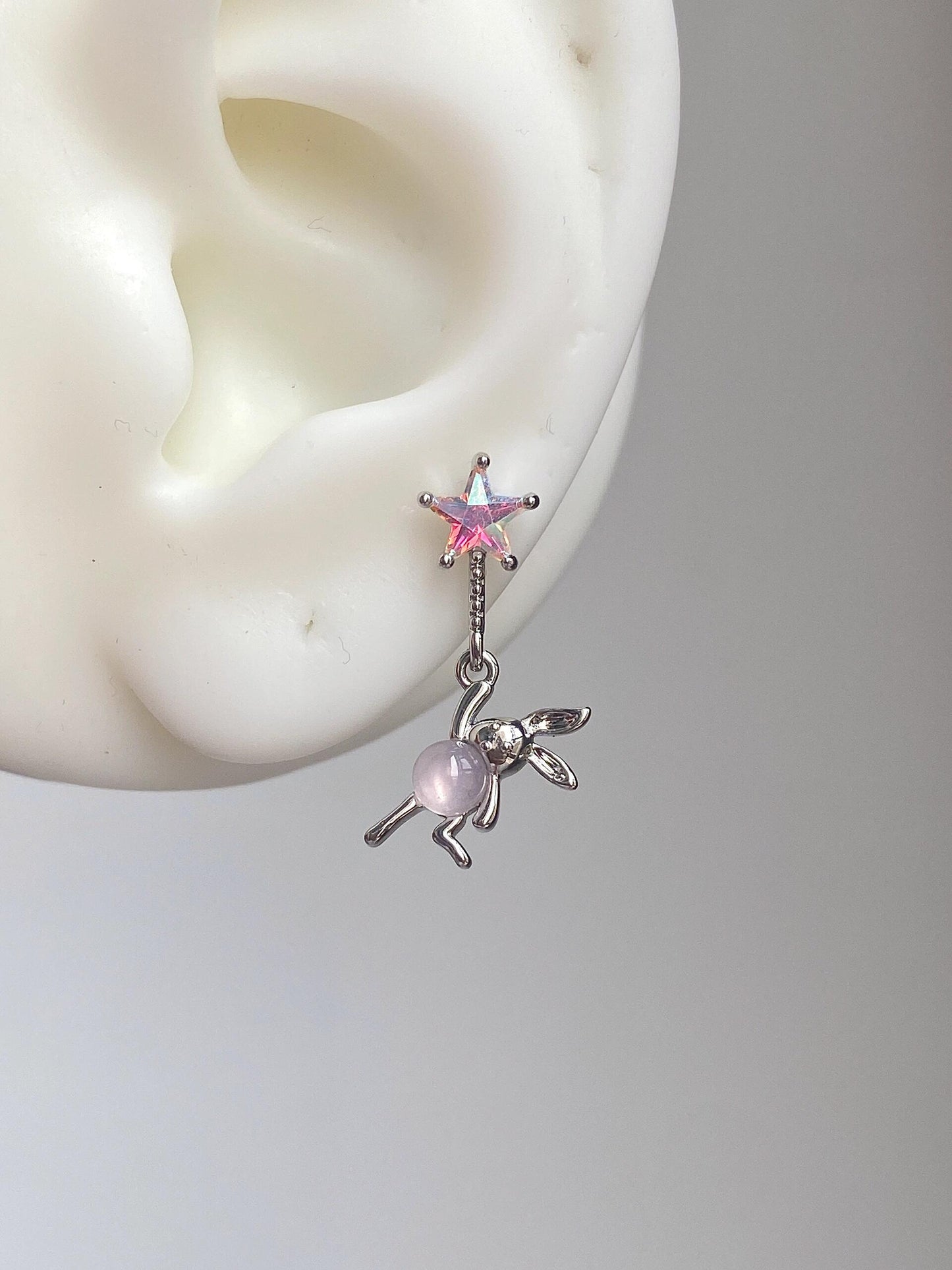 Starglide Bunny Helix Earrings