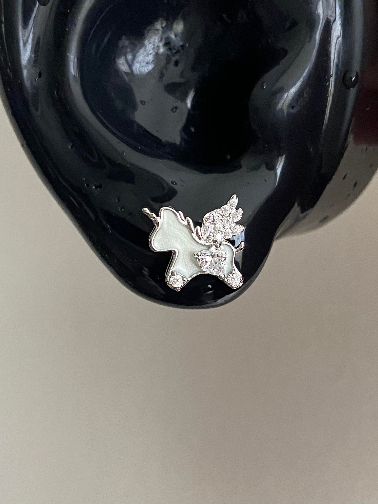 Mystic Unicorn Helix Earrings