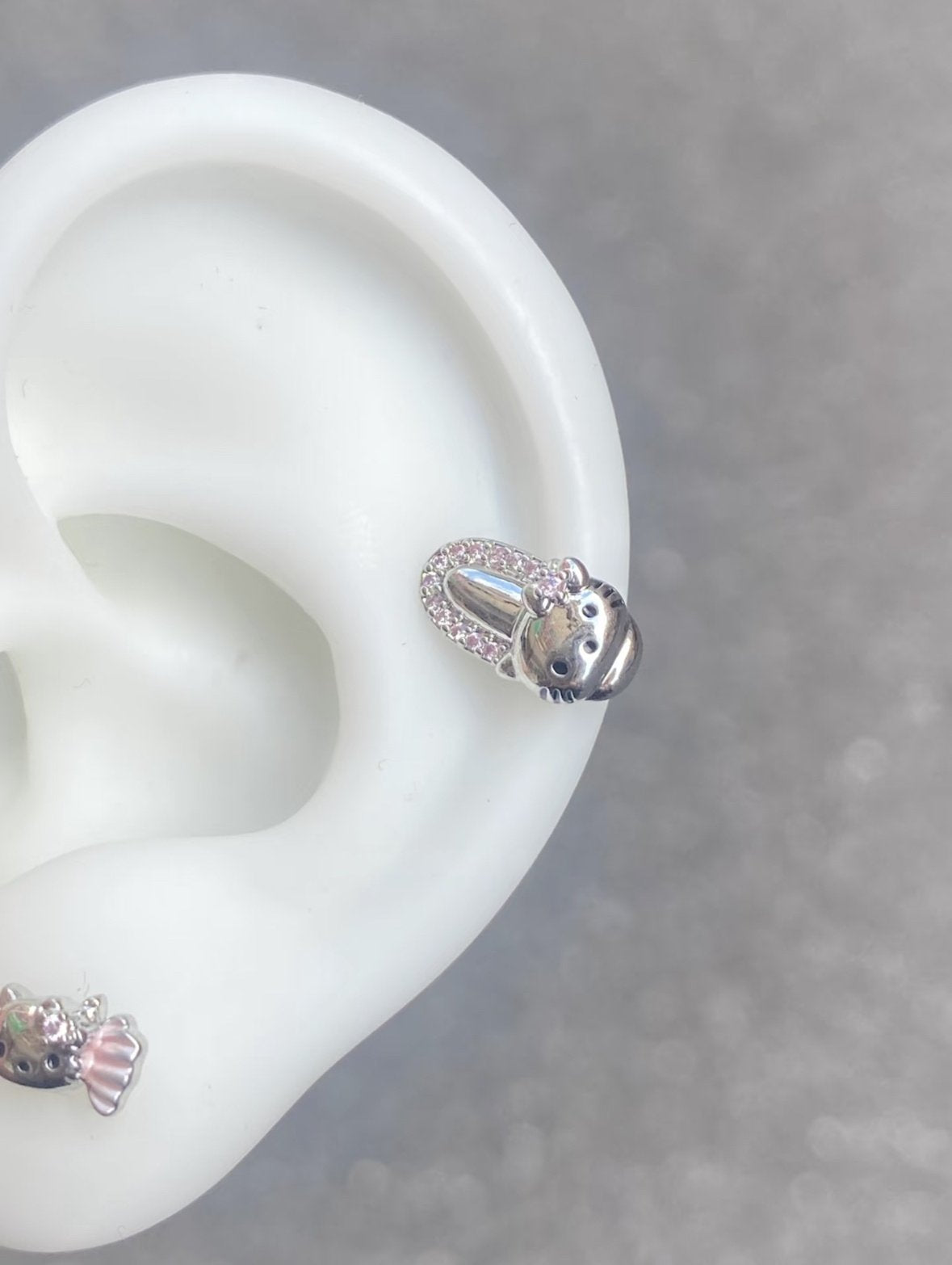 Kitty Slipper Helix Earrings
