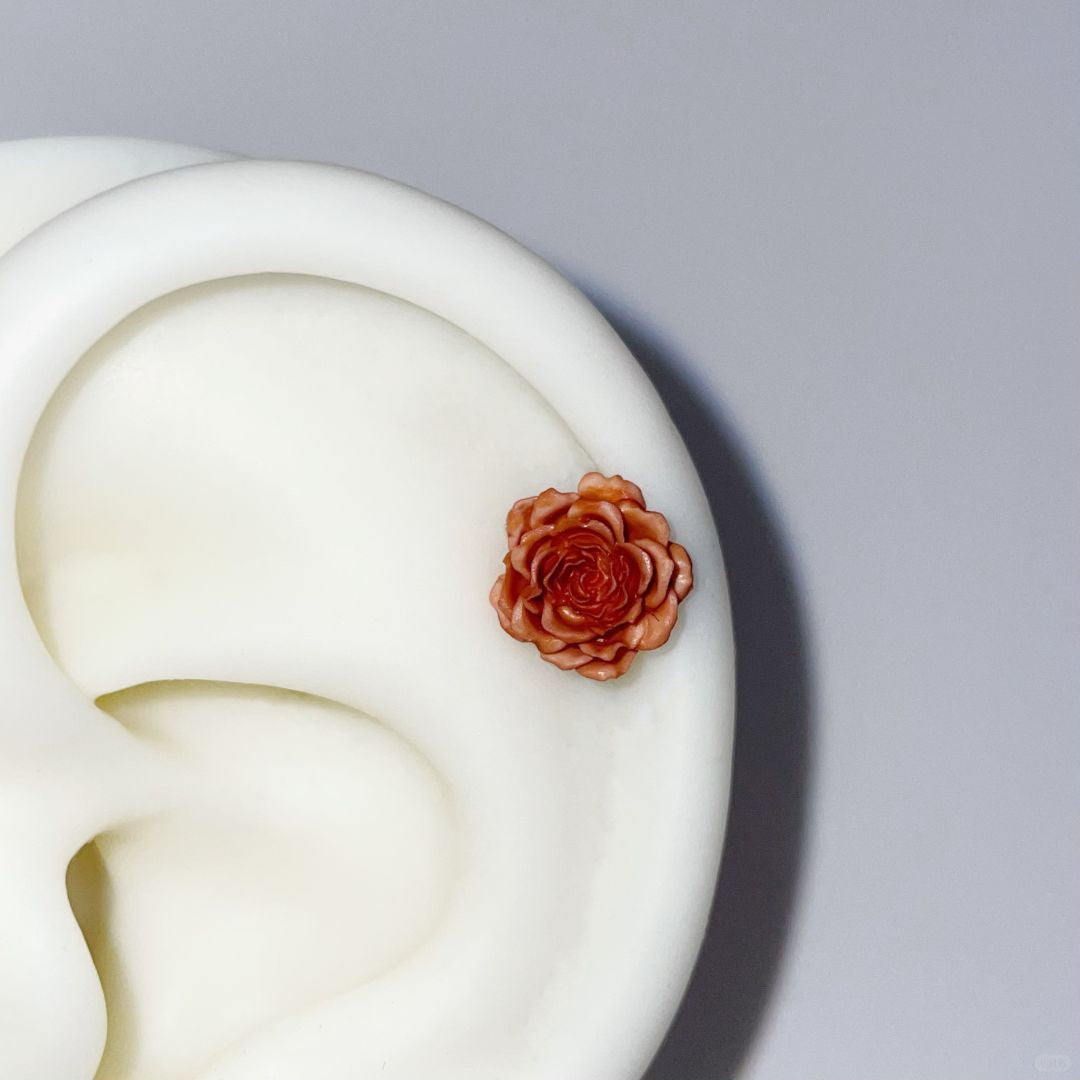 Petal Bloom Helix Earrings