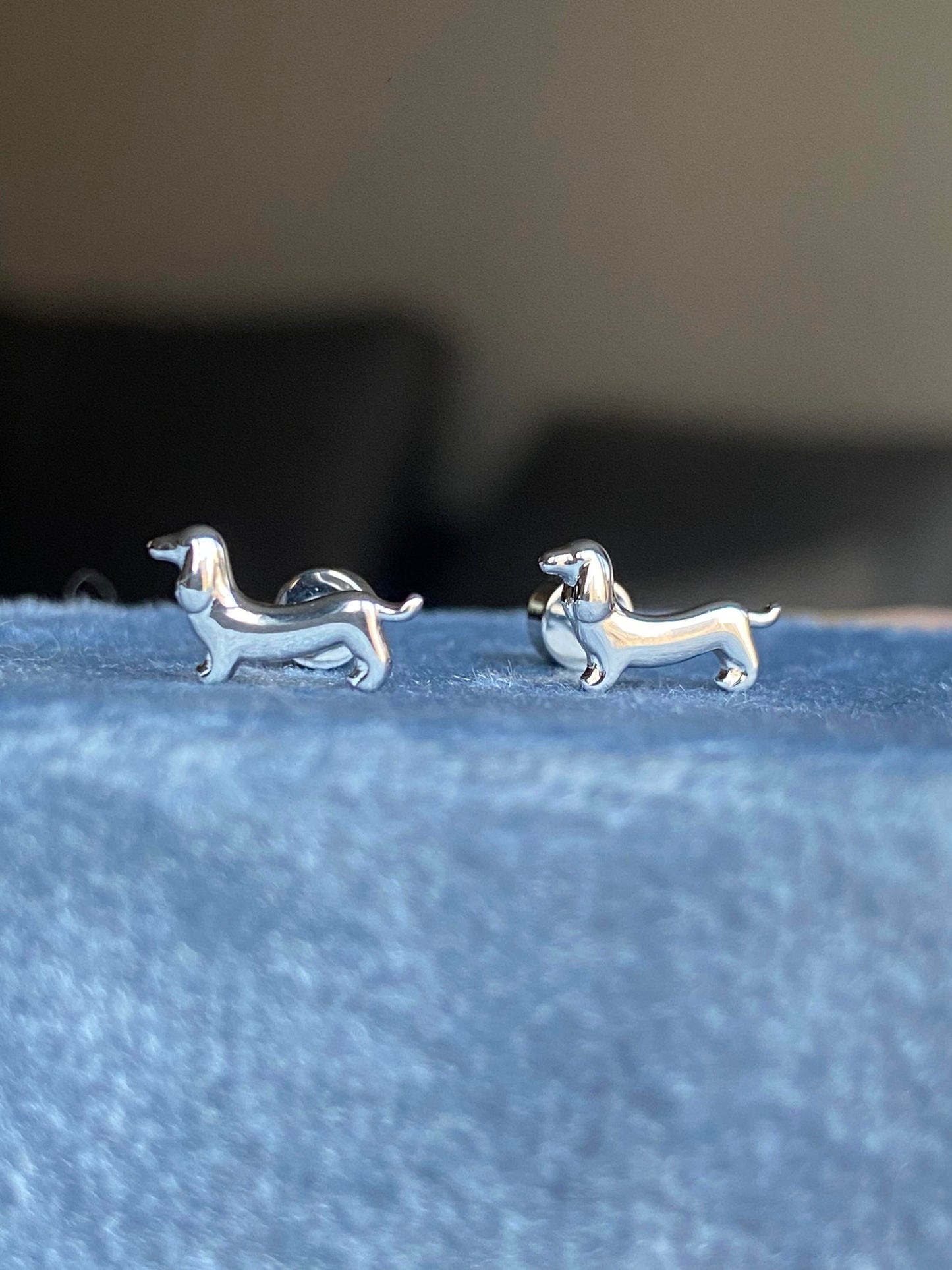 Dachshund Puppy Helix Earrings