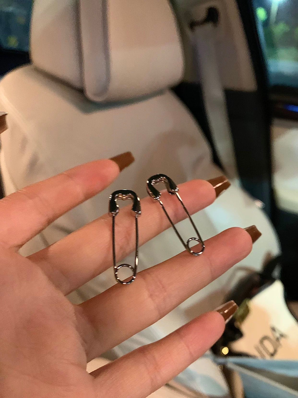 Safety Pin Earrings