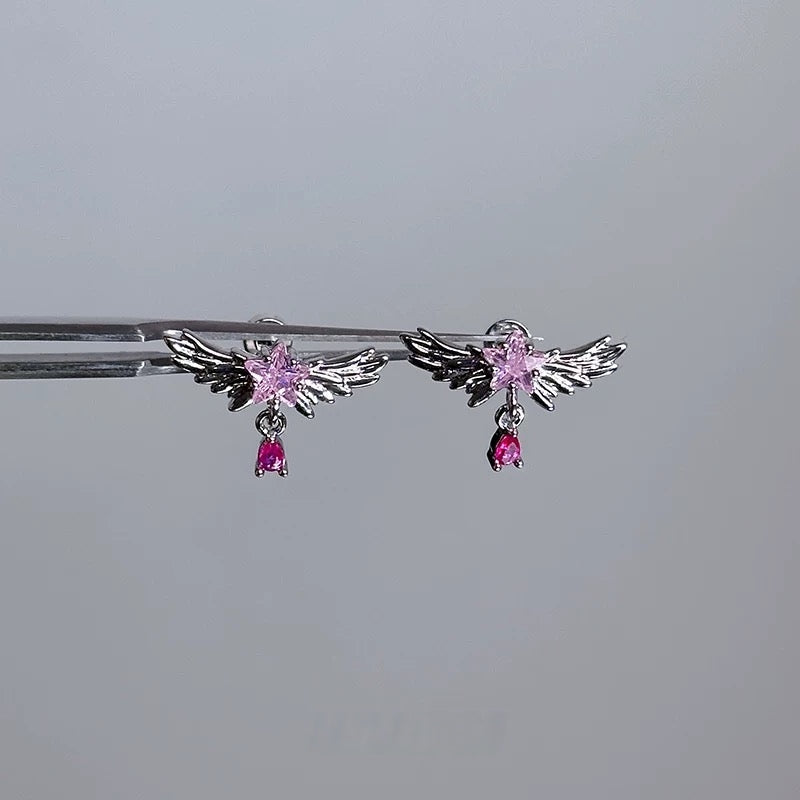 Flying Star Helix Earrings