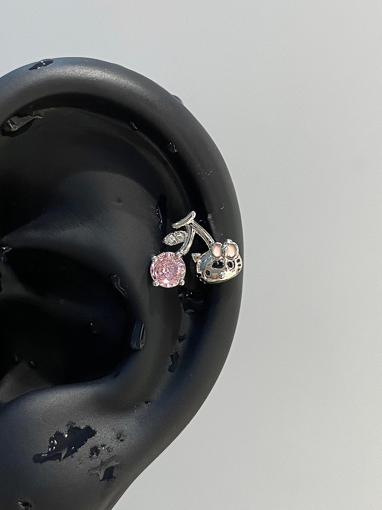 Kitty Cherry Helix Earrings