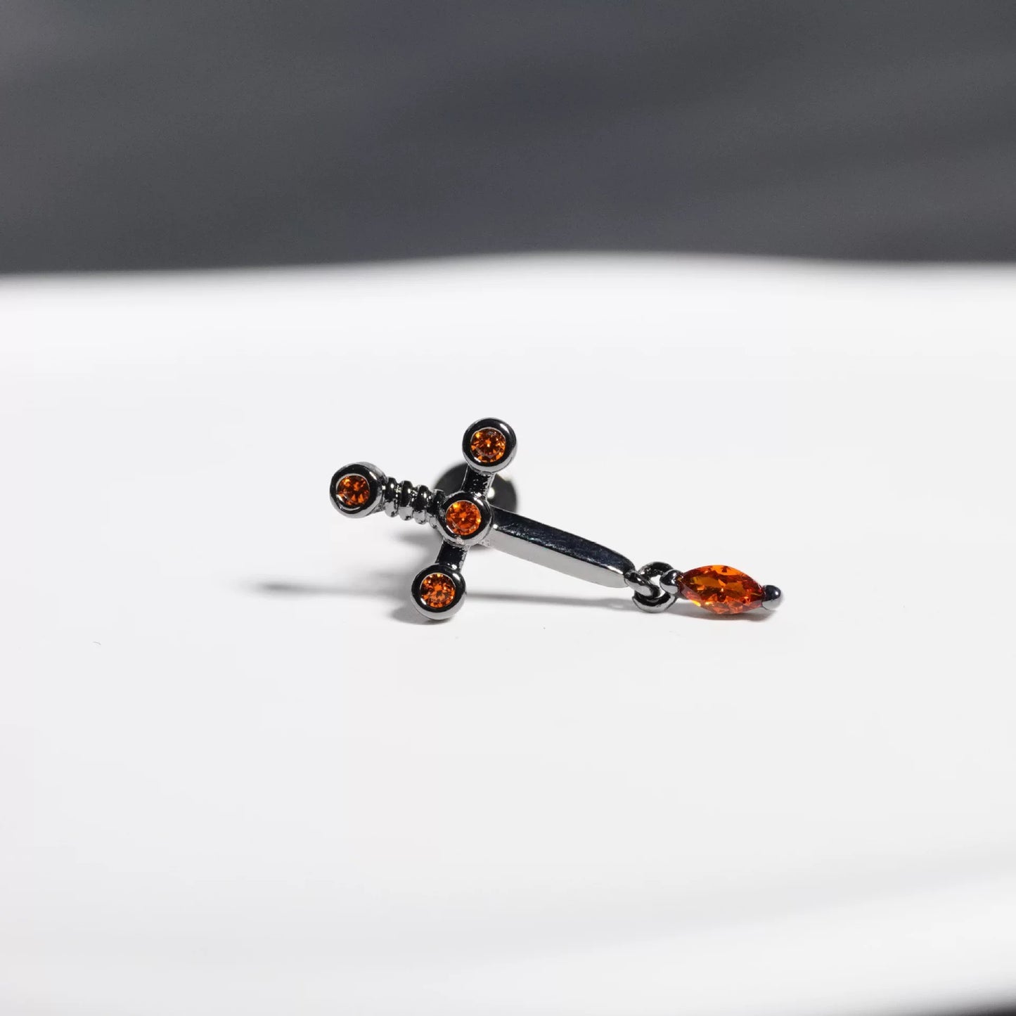 Crimson Dagger Lip Stud