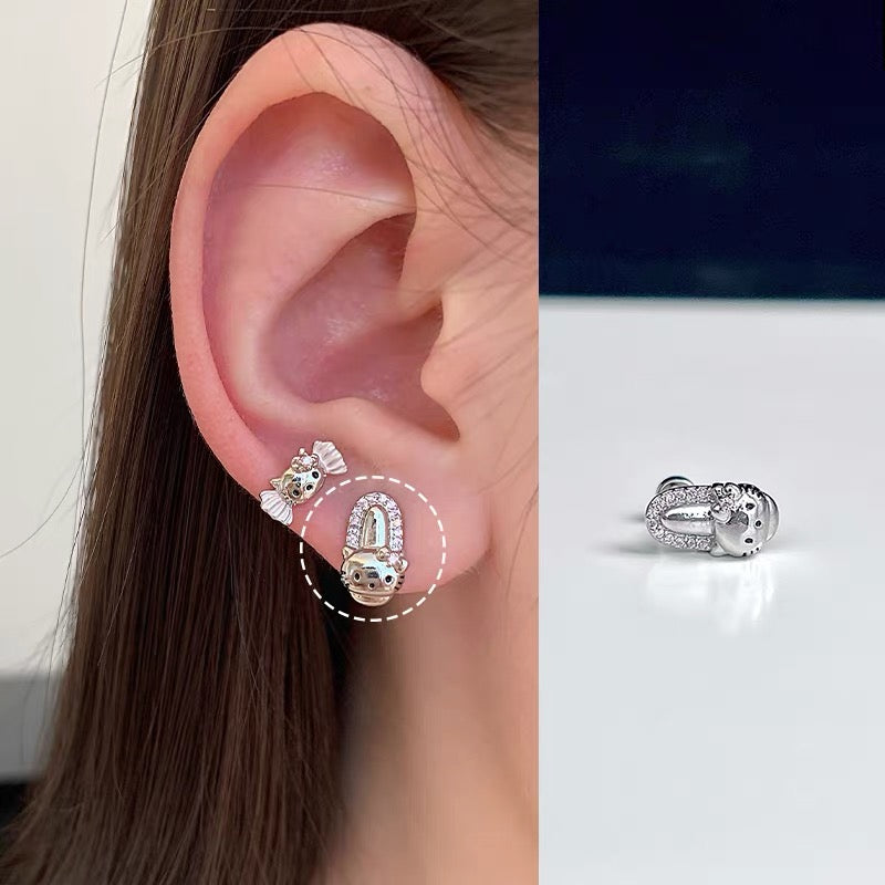 Kitty Slipper Helix Earrings