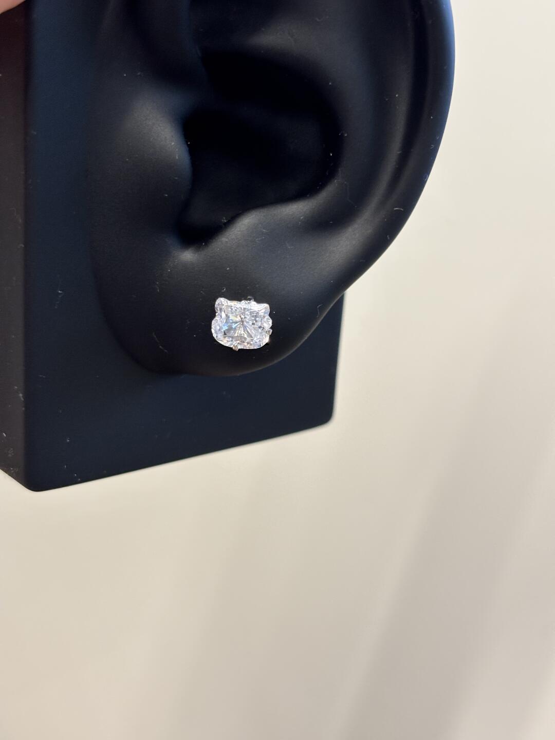 Kitty Diamond Helix Earrings