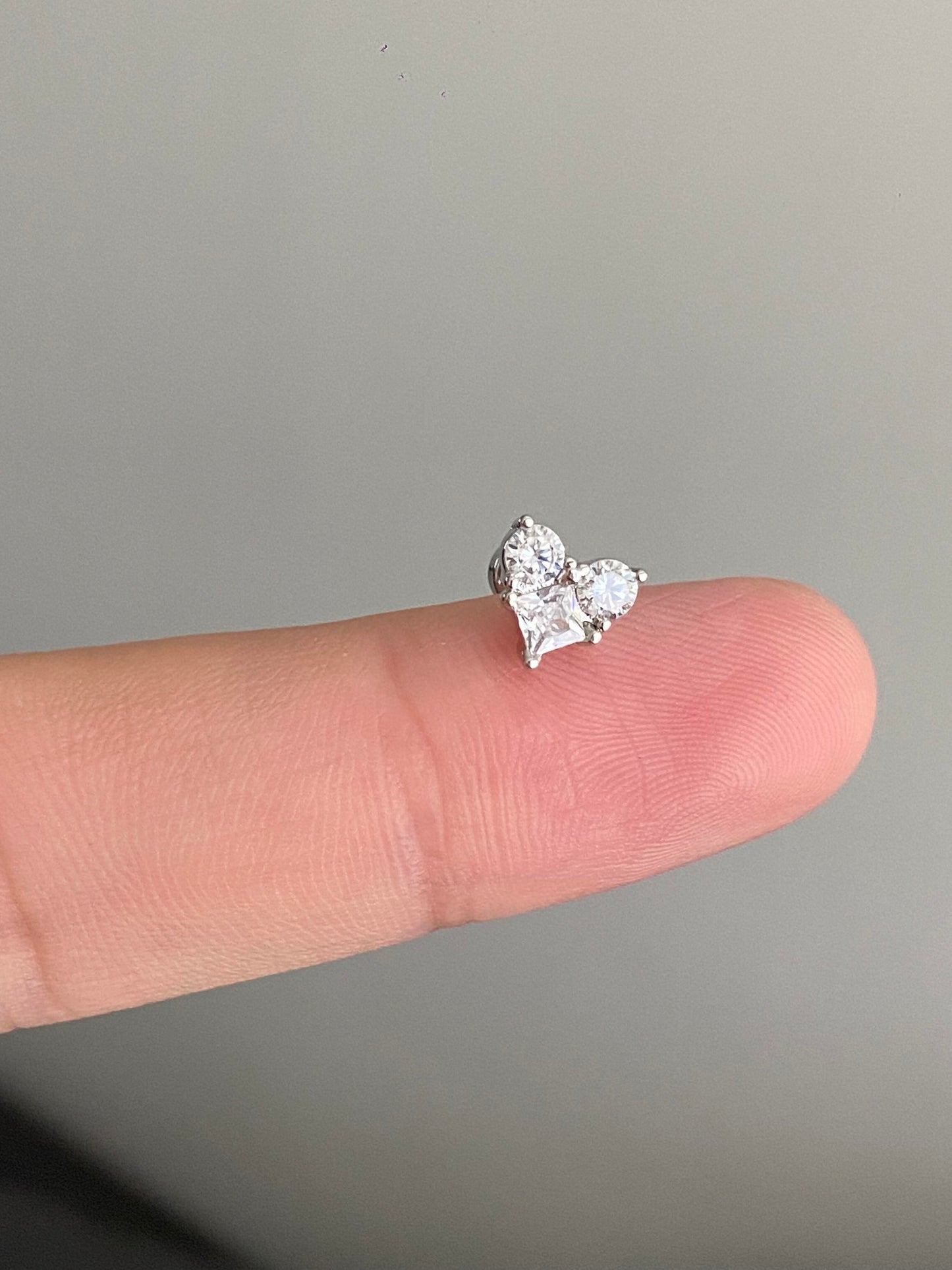 Glacé Heart Helix Earrings