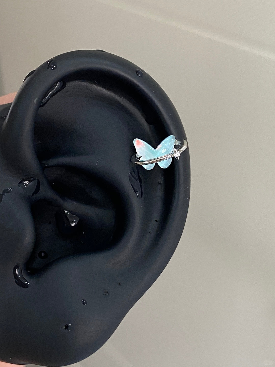 Opal Wing Helix Earrings