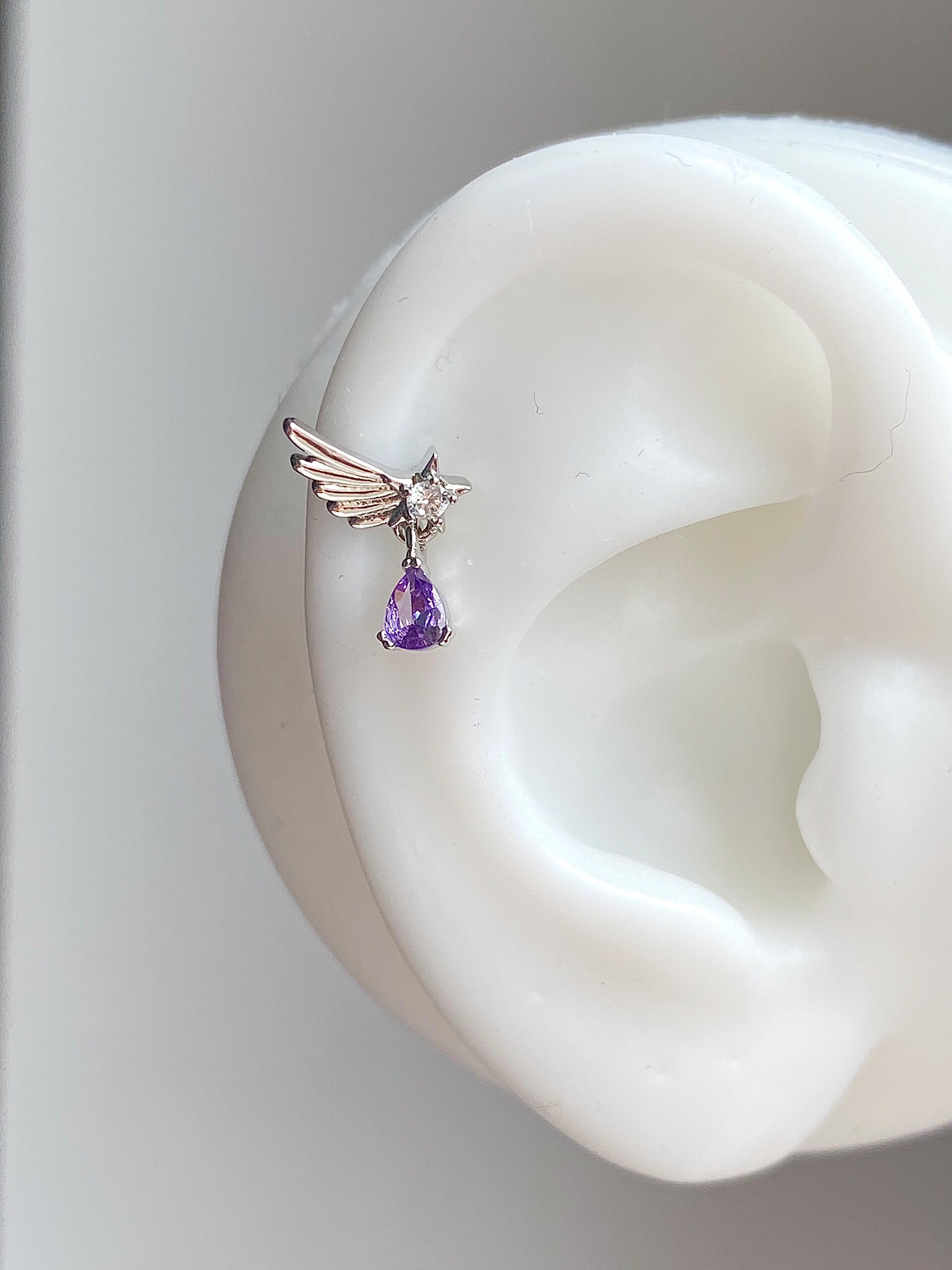 Wisteria Wings Helix Earrings