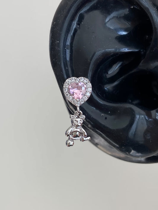 Love bear Helix Earrings