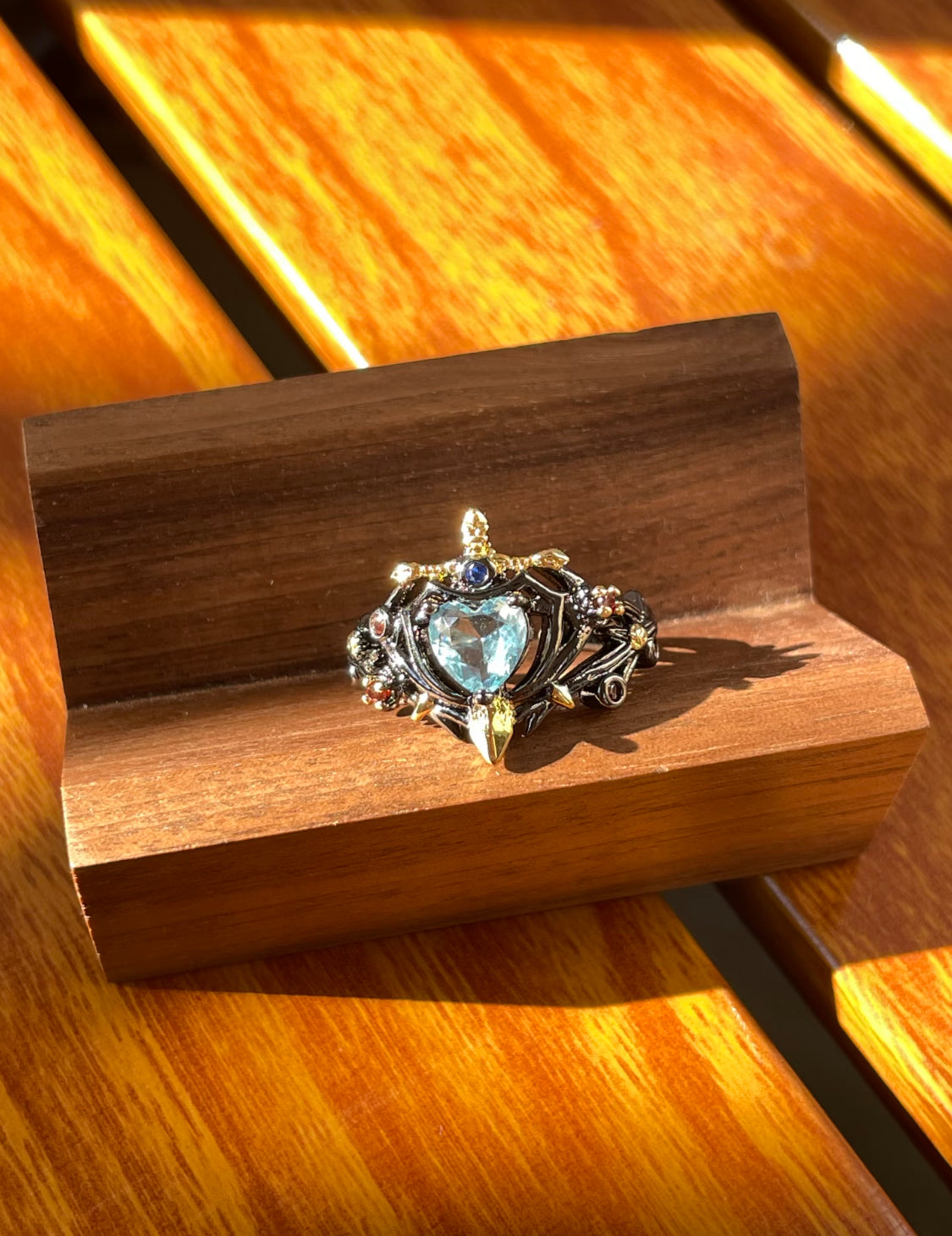 Midnight Frost Ring