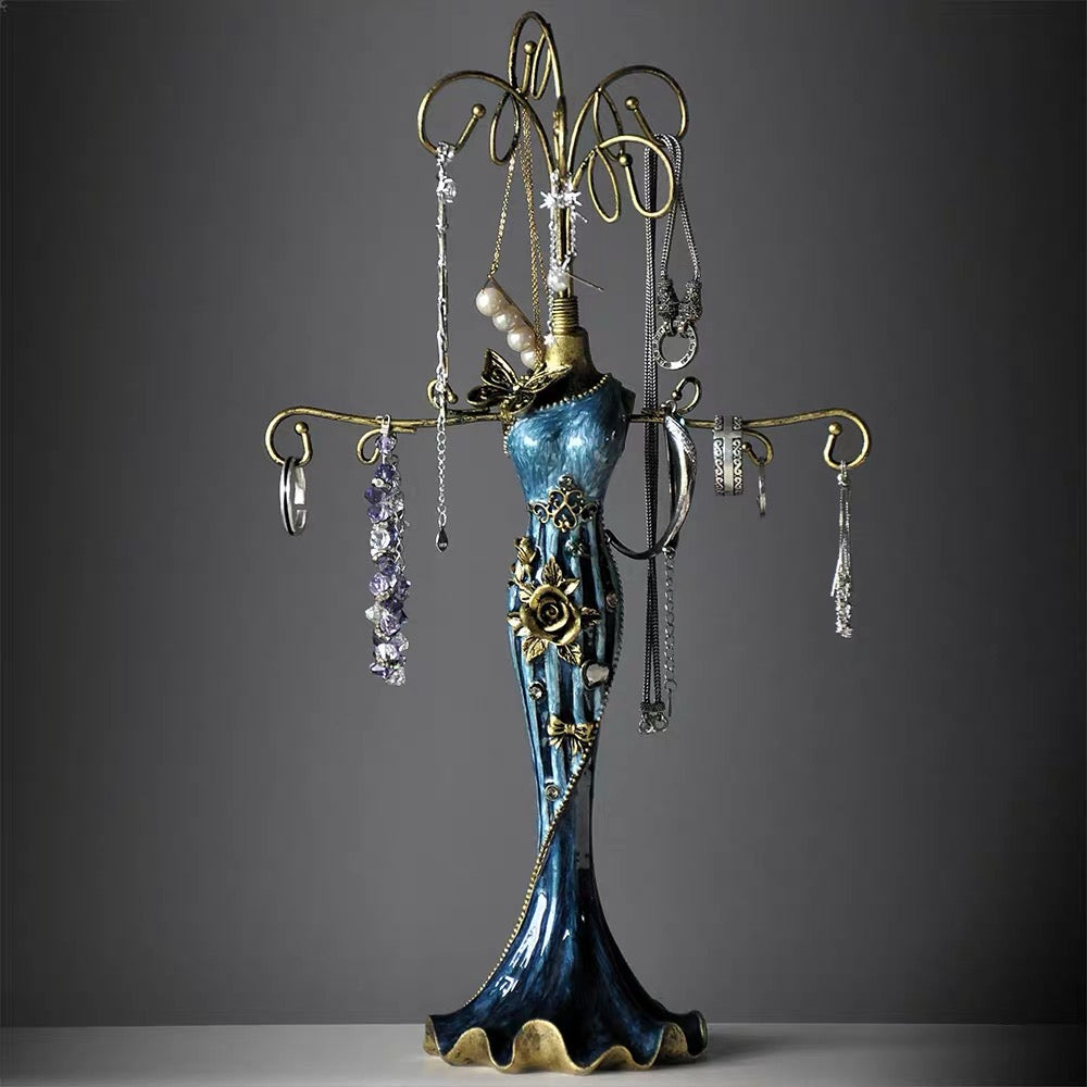 The Sapphire Sovereign Jewelry Stand