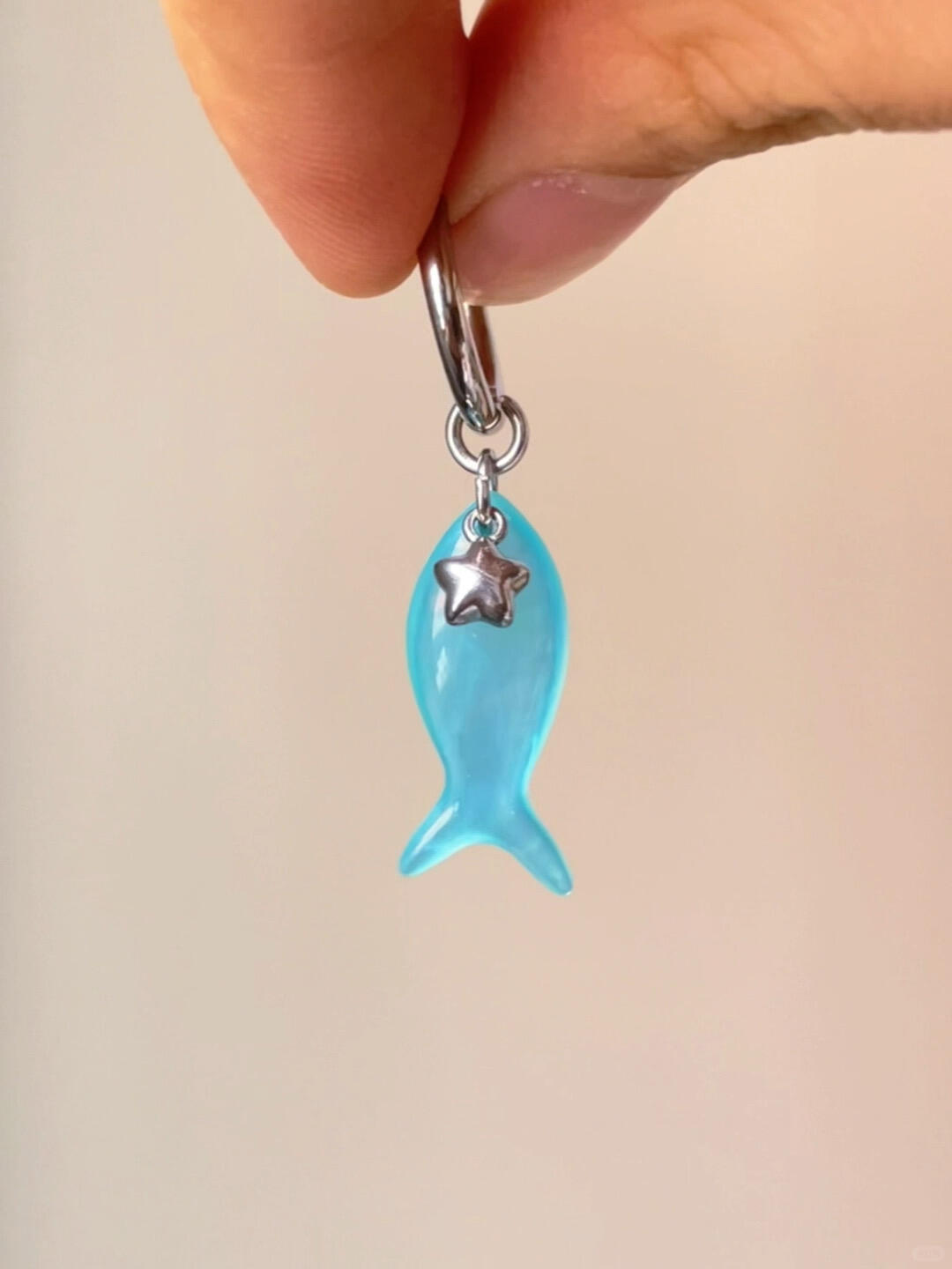 Aqua Starfish Earrings