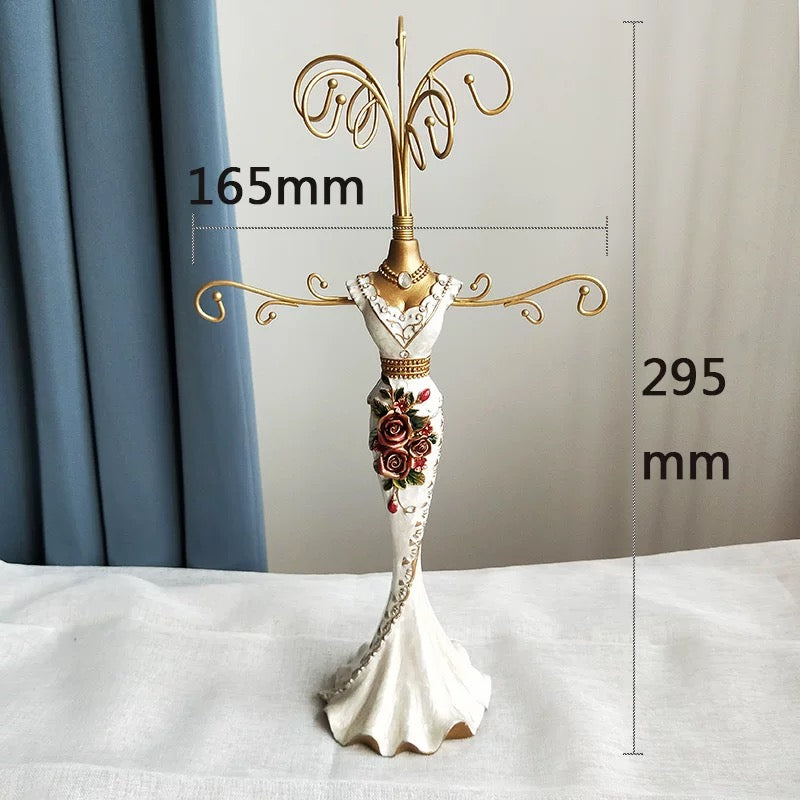 Ivory Empress Mannequin Jewelry Stand