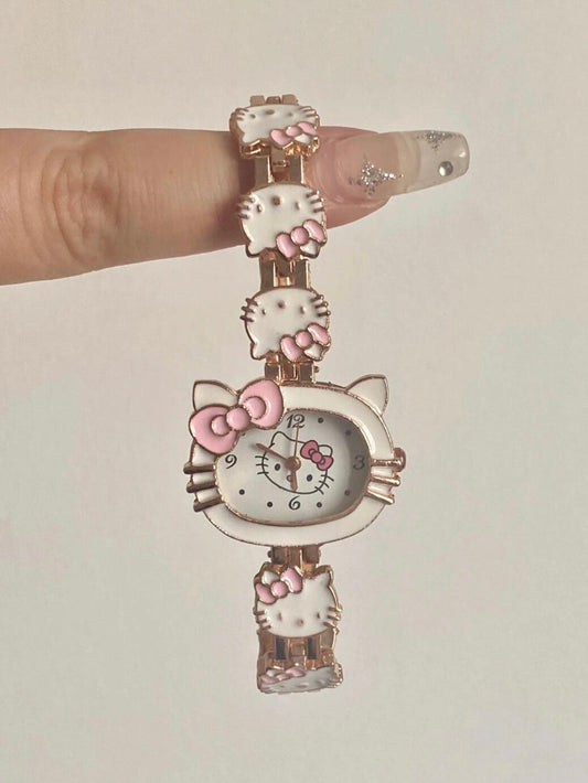 White Kitty Sweetcharms Watch