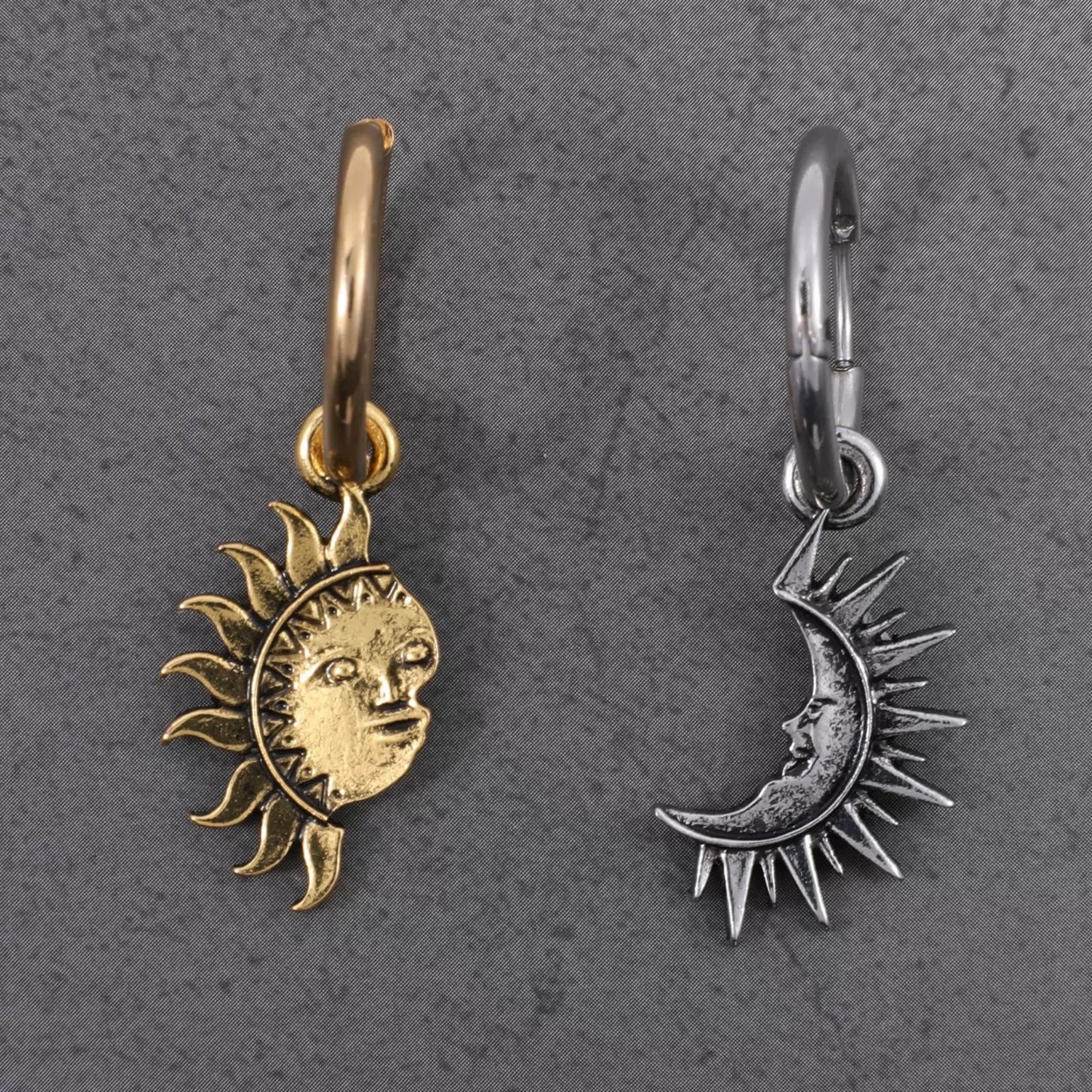 Sun & Moon Matching Earrings