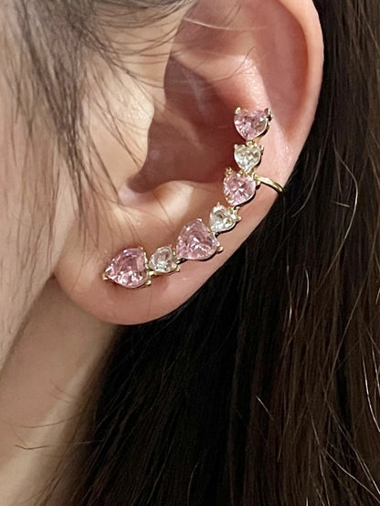 Heartline Cuff Earrings