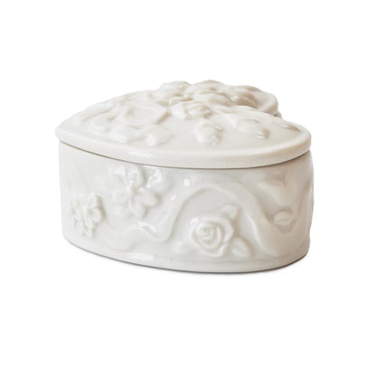 Laceflower Heart Jewelry Box