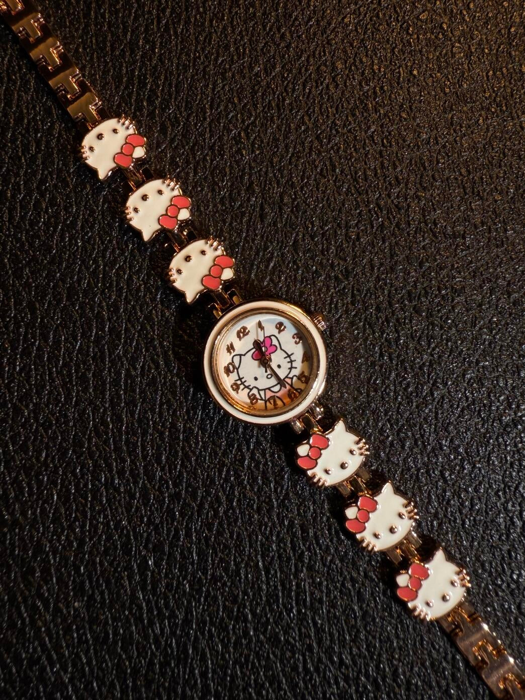 Kitty Golden Charm Watch