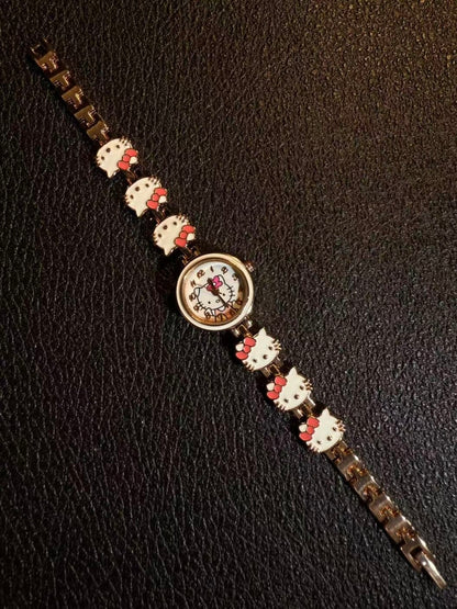 Kitty Golden Charm Watch