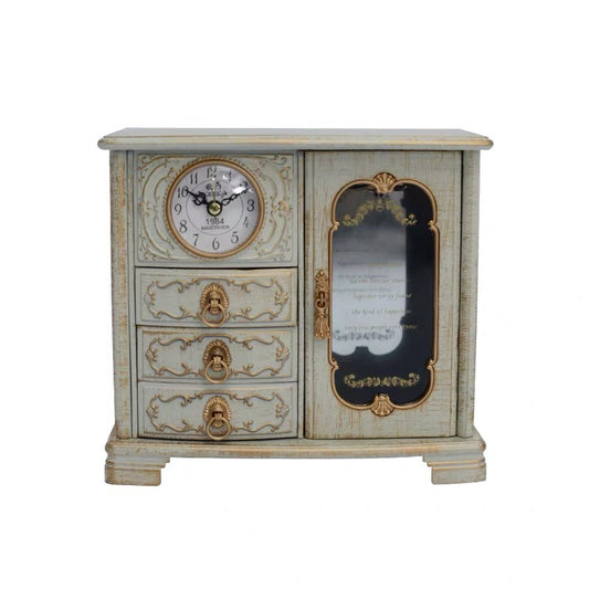 Antique Blue Timeless Grace Jewelry Box