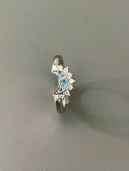 sun & moon adjustable matching rings