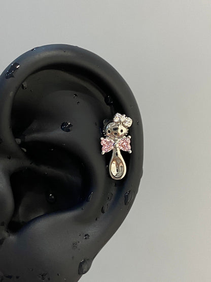 Kitty Spoon Helix Earrings