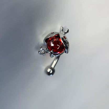 Ladybird Charm Rook / Daith Earrings