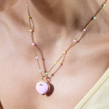 PollyP Heart Locket Necklace
