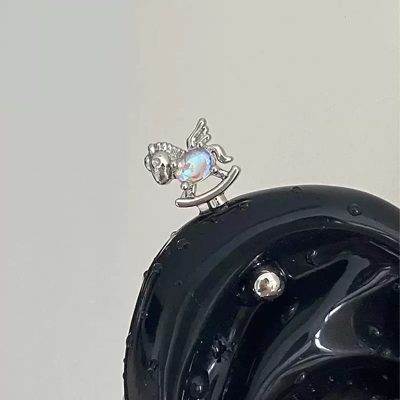 Rocking Horse Vertical Helix Earrings