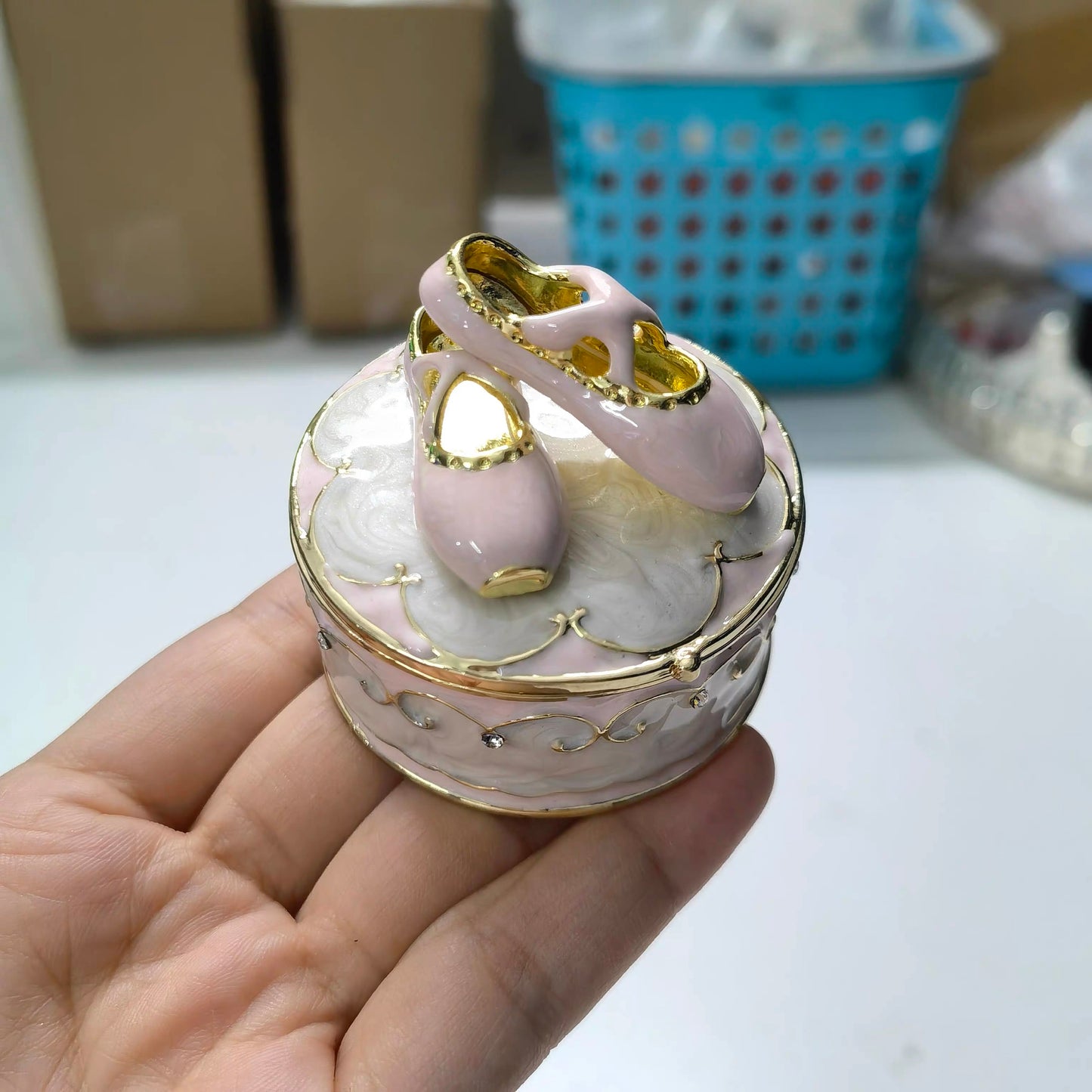 Ballet Slippers Ring Box