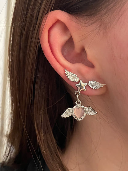 Stargazer Triple Lobe Earring Stack