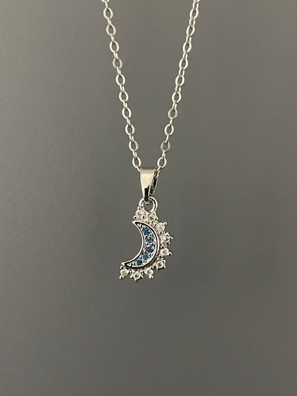 Sun & moon matching necklace