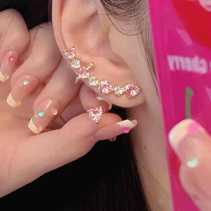 Heartline Cuff Earrings