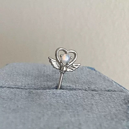 Angel Wish Vertical Helix Earrings