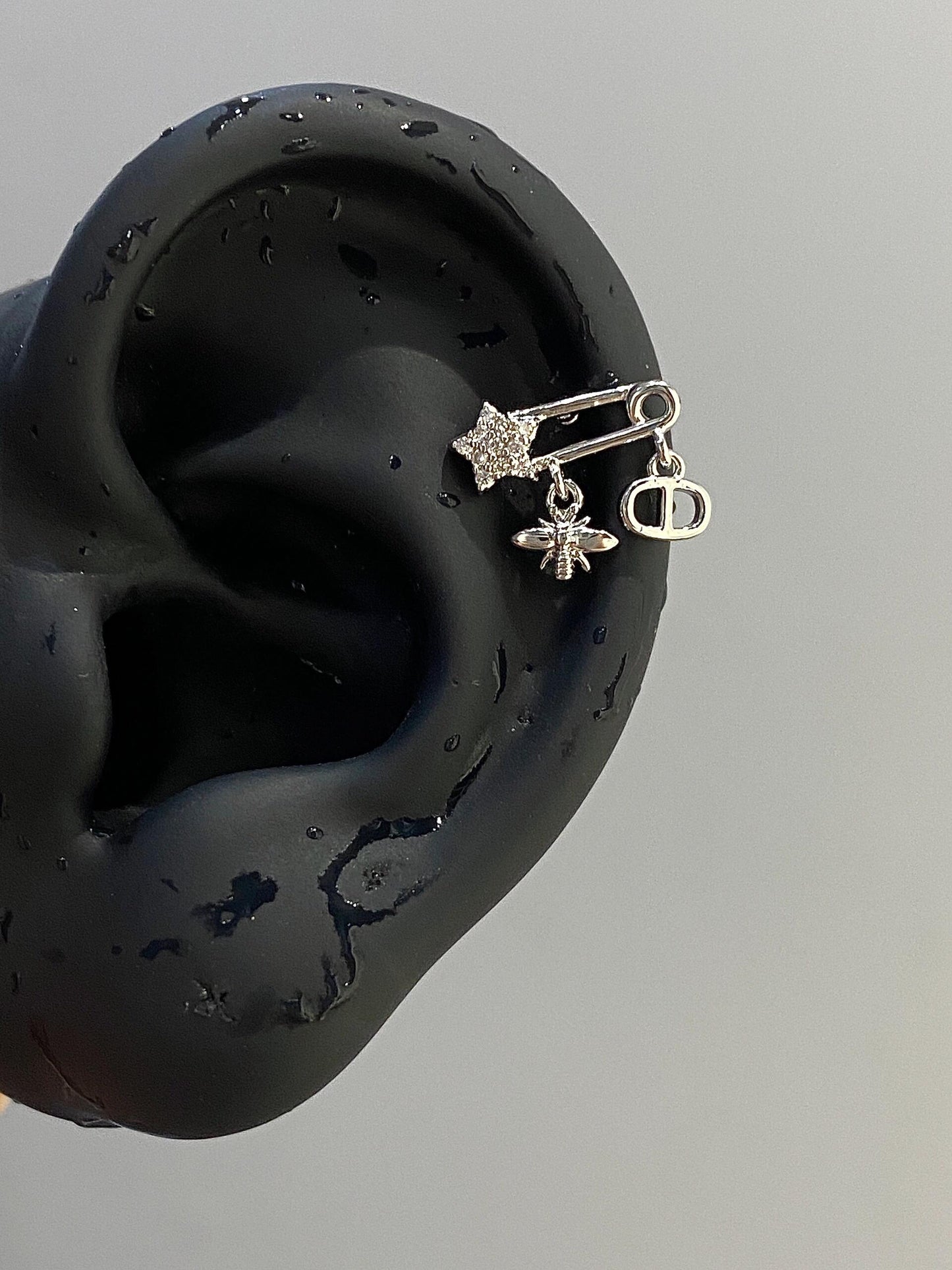 Star Hive Pin Helix Earrings
