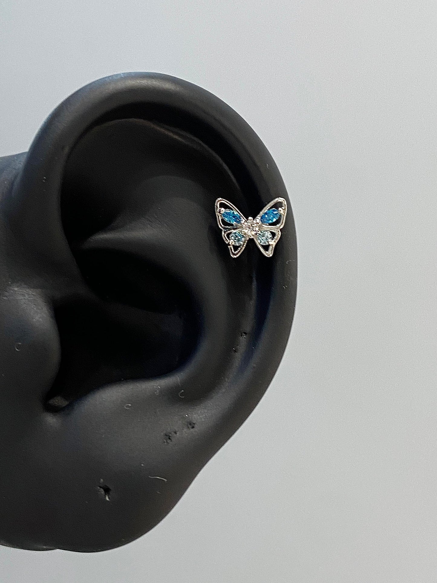 Icy Butterfly Helix Earrings