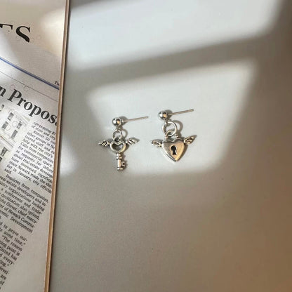 Lock & Key Earrings