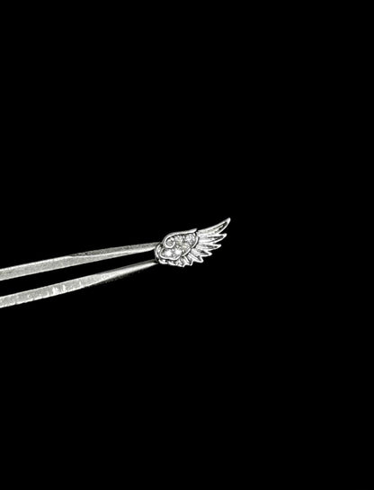 Devoted Wings Triple Lobe Earring Stack