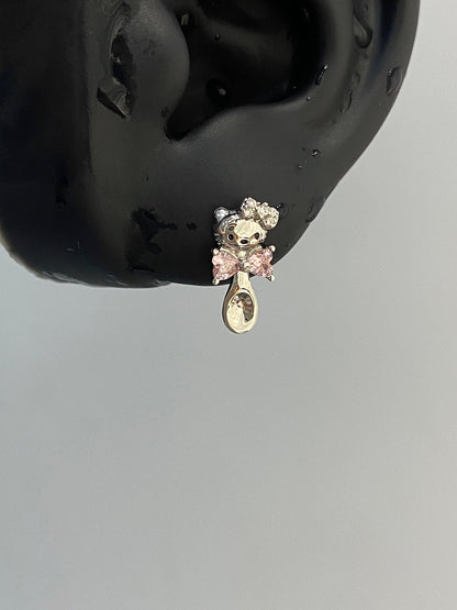 Kitty Spoon Helix Earrings