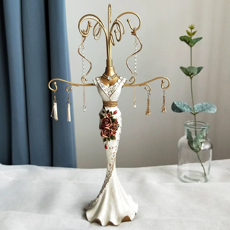 Ivory Empress Mannequin Jewelry Stand