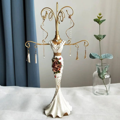 Ivory Empress Mannequin Jewelry Stand
