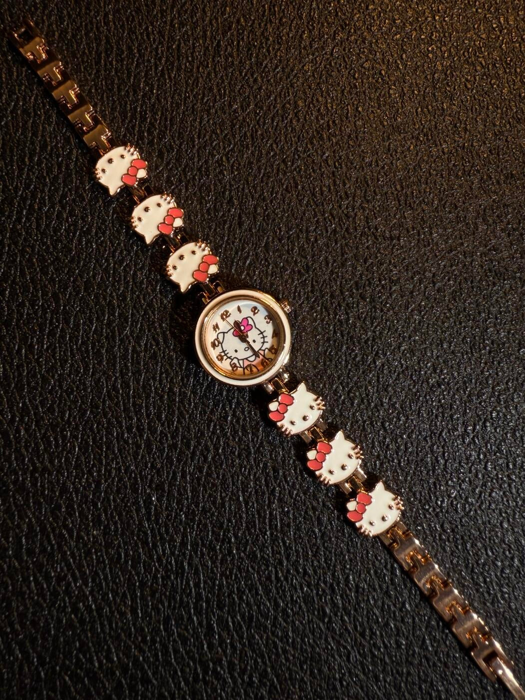 Kitty Golden Charm Watch