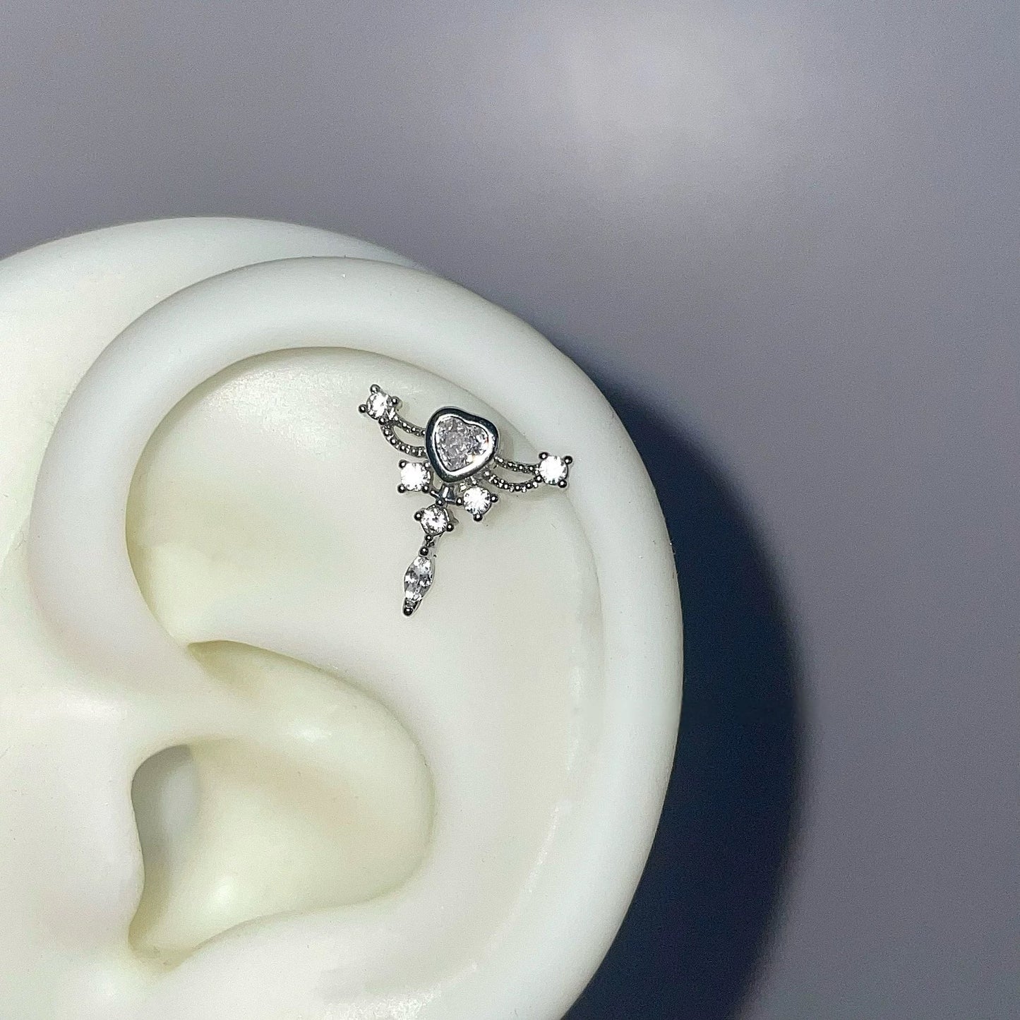 Duchess Tiara Helix Earrings