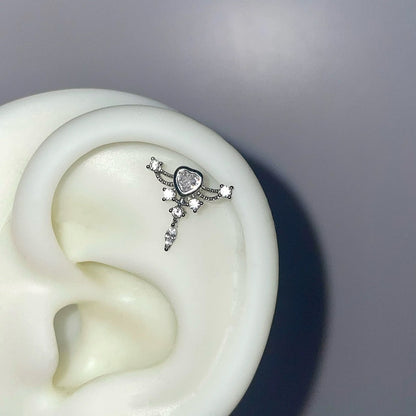 Duchess Tiara Helix Earrings